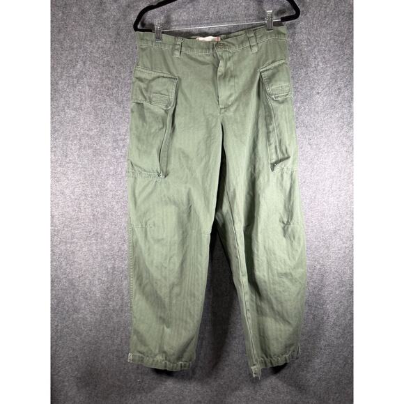 BDG Pants Women‎ 32 Green Cargo Tapered Leg Relax Gorpcore Outdoor - Picture 1 of 9